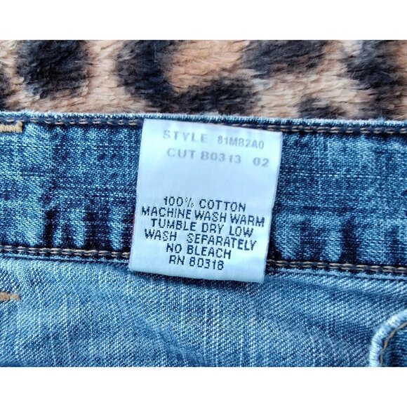 Lucky Brand Women’s Jeans Dungarees By Gene Montesano Mid-Rise Flare Size 8/29 - Picture 5 of 8